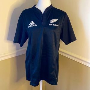 Rugby All Black 2010 Adidas Jersey BOYS Size Medium